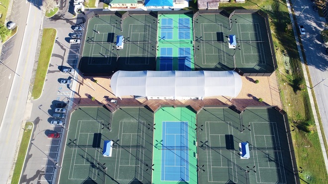 Winter Haven Tennis Center in Winter Haven Florida Aerial Photos